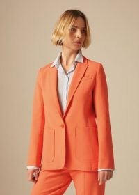 ME and EM Colour Pop Boyfriend Blazer in Aranciata / women’s orange blazers / vibrant jackets