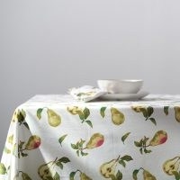 Canningvale Cucina Pears Rectangular Tablecloth – fruit pattern – kitchen design – table cloth patterns