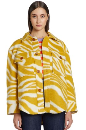 gorman ZEBBY JACKET – zebra print jackets – women’s outerwear with animal prints - flipped