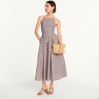 J.CREW Friday dress in afternoon floral / sleeveless fit and flare summer dresses
