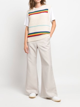 Acne Studios flared-leg trousers | unisex fashion at FARFETCH | women’s and men’s flares | retro inspired clothes - flipped