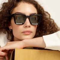 J.CREW Madrid sunglasses | women’s large square shaped sunnies | womens stylish summer eyewear