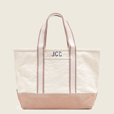 J.CREW Medium Montauk tote | casual summer beach bags | organic cotton canvas shopper | vacation accessories