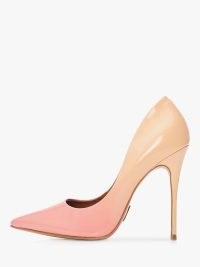 John Lewis Moda in Pelle Christina Leather Stilleto Heel Court Shoes, Pink Patent