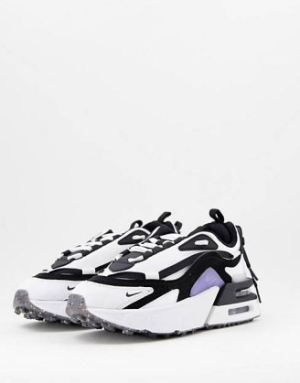 Nike Air Max Furyosa trainers in off white and black – ASOS