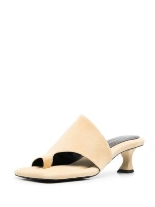 Proenza Schouler open-toe mule sandals – luxe beige square toe mules – farfetch – women’s chic designer footwear