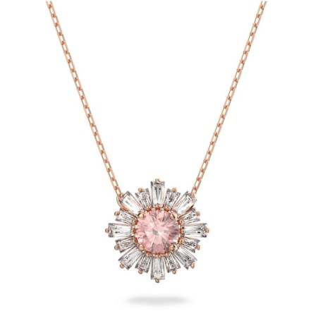 SWAROVSKI Sunshine pendant Pink, Rose-gold tone plated ~ crystal pendants ~ necklaces with clear and coloured crystals