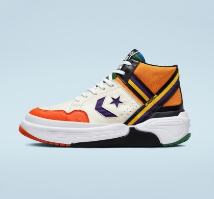 Converse Weapon CX NBA 75th Anniversary – Mid-top shoe with leather upper – Color pops inspired by successful NBA franchises