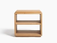 PARACHUTE Bluff Rectangle Nightstand ~ stylish no-fuss wooden nightstands ~ minimalist open shelf bedside table ~ contemporary side tables ~ timeless bedroom furniture