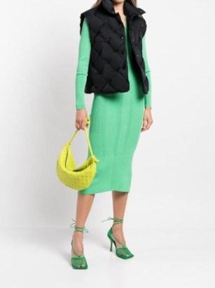 Bottega Veneta Turn tote bag in citron yellow – bright intrecciato bags – designer woven handbags – farfetch - flipped
