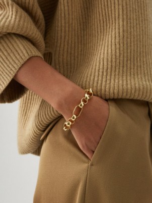LAURA LOMBARDI Elena 14kt gold-plated rope-chain bracelet – women’s chunky bracelets