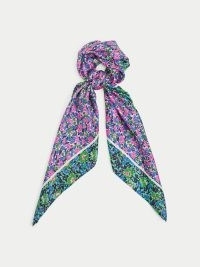 JIGSAW Vintage Poppy Mix Silk Scarf / women’s floral scarves