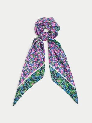 JIGSAW Vintage Poppy Mix Silk Scarf / women’s floral scarves