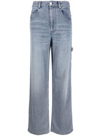 Isabel Marant Paryama straight-leg jeans light blue | women’s casual faded effect denim fashion | farfetch | womens French designer clothes