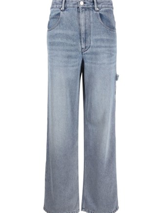 Isabel Marant Paryama straight-leg jeans light blue | women’s casual faded effect denim fashion | farfetch | womens French designer clothes