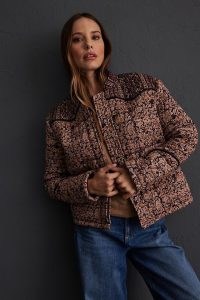 Maison Hotel Diega Quilted Jacket / women’s casual cotton floral print jackets