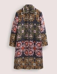 Boden Textured Wool Coat in Wow Jacquard / women’s floral winter coats