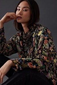 Lolly’s Laundry Emilia Jacket – women’s quilted floral print jackets – anthropologie womens outerwear