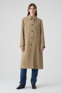CLOSED Trenchcoat in Cement / women’s minimalist trench coats
