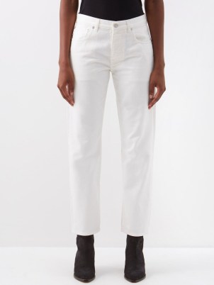 FORTELA John boyfriend jeans in white | women’s denim fashion