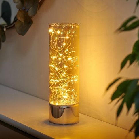 Metro Lane Foxe 29Cm Gold Table Lamp – Wayfair – beautiful wire-light glass lamp