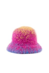 SIMON MILLER DEEGEE HAT in Happy Knit – womens fuzzy knitted hats – multicoloured accessories