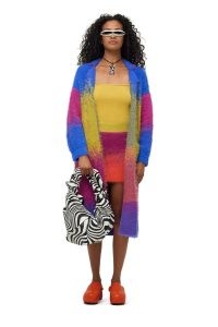 SIMON MILLER MAUD COAT in Happy Knit | longline duster style cardigans | multicoloured knits