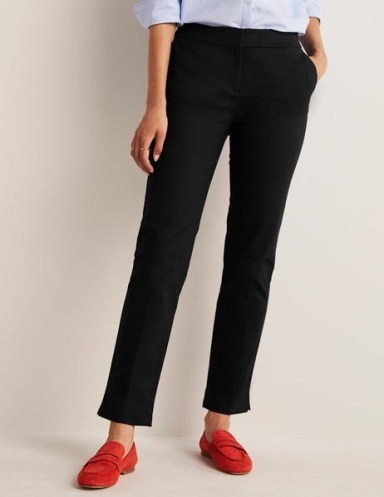 Boden Richmond Trousers in Black / womens essential day clothes
