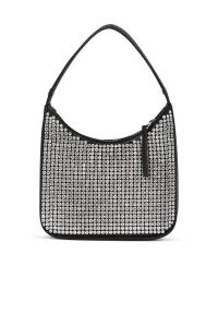 Simon Miller SNAP BAG in Clear Crystal – small top handle bags covered in crystals – glamorous handbags
