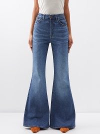CHLOÉ Bootcut flared-leg jeans in blue ~ women’s denim flares