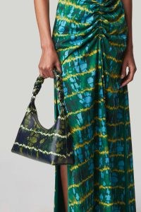Altuzarra BRAIDED HOBO in Gekko | printed leather handbags | curved shaped bags | women’s luxury accessories