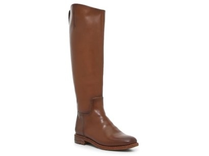 Franco Sarto Marlisa Boot in Cognac ~ womens brown leather knee high boots - flipped