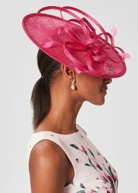 HOBBS FREYA FASCINATOR Bright Pink ~ special occasion fascinators ~ mother of the bride hats