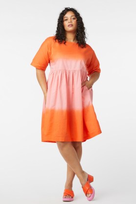 gorman Inner Bloom Smock Dress / dip dyed organic cotton smock dresses / women’s day fashion
