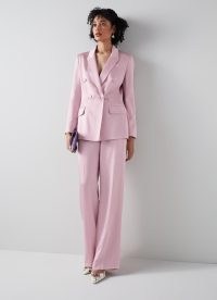 L.K. BENNETT Rose Pink Italian Satin Jacket ~ women’s luxury occasion jackets ~ summer event clothing
