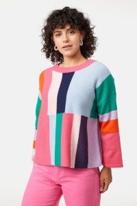 gorman Stripe Stack Jumper | women’s multicoloured jumpers | womens striped sweaters