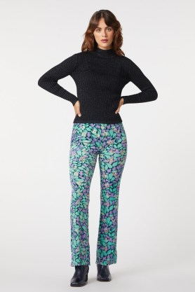 gorman x Liv Lee Cassias Devore Pants / women’s retro fashion / womens floral trousers