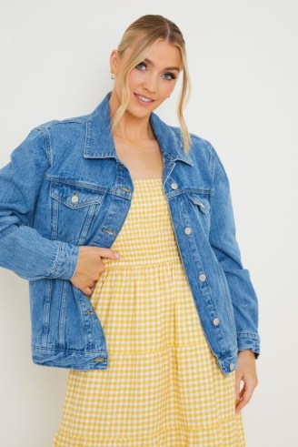 IN THE STYLE BLUE OVERSIZED DENIM JACKET ~ casual jackets - flipped