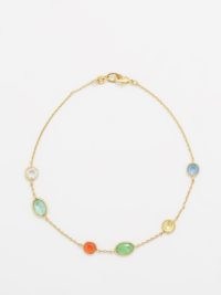 ROXANNE ASSOULIN The Little Bits glass-bead anklet / multicoloured beaded anklets / summer jewellery