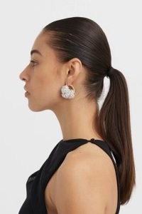 OCTOPUSS.Y Disco Crystal Fringe Hoops – sparkly hoop earrings – chunky evening jewellery – luxe looks – CAMILLA AND MARC jewelry