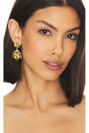 AUREUM Jasmine Earrings in 24k Gold Vermeil / floral drops / flower themed jewellery