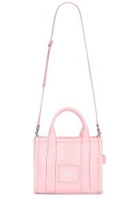 Marc Jacobs The Shiny Crinkle Mini Tote Bubblegum ~ small pink top handle bags