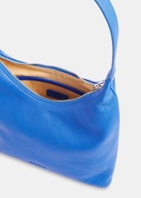 WHISTLES EMMIE TOP HANDLE BAG in Blue – leather shoulder bags – vivid handbags