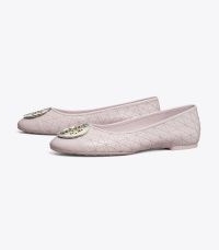 Tory Burch CLAIRE QUILTED BALLET in LIGHT PURPLE ~ leather ballerinas ~ designer flats ~ luxury flat shoes