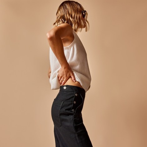 JAMES PERSE PACIFICA JEAN in BLACK | women’s denim jeans - flipped