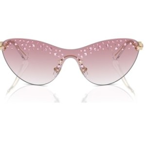 SWAROVSKI Mask Sunglasses in Pink ~ crystal embellished sunnies