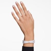 SWAROVSKI Hyperbola cuff in Mixed cuts, Infinity, White, Rhodium plated – crystal cuffs – bracelets with crystals