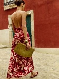 Reformation Yesenia Silk Dress in Las Dalias / floral print maxi dresses